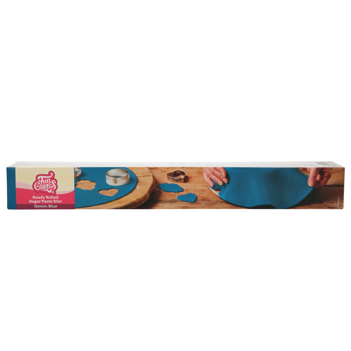 FunCakes Ready Rolled Sugar Paste Disc Denim Blue 430g