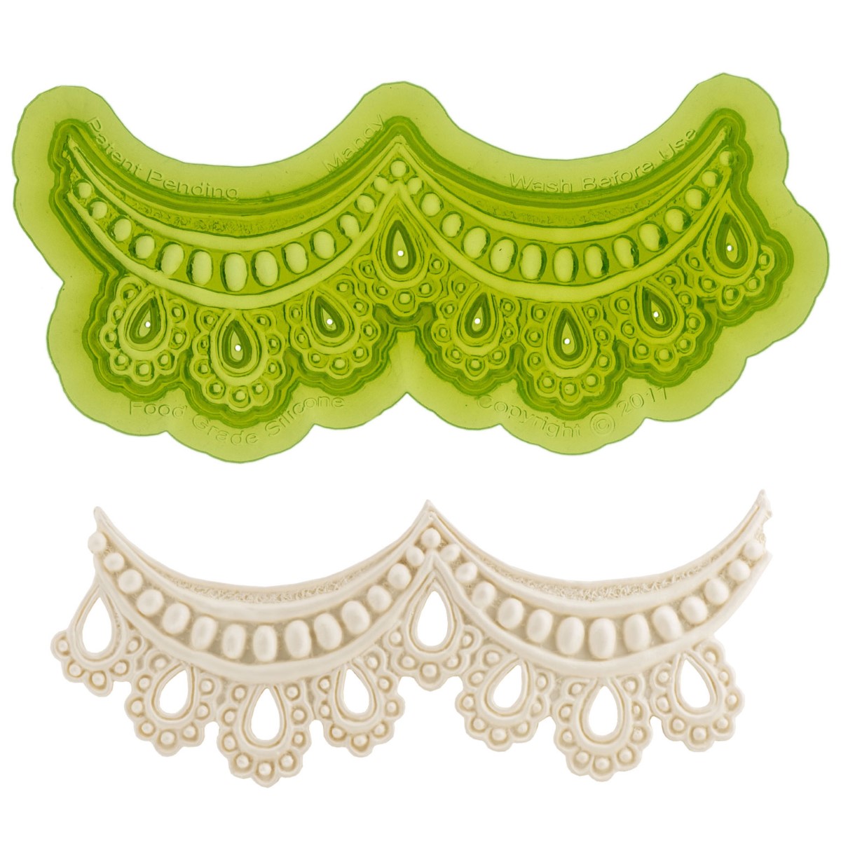 Marvelous Molds Gloria Lace Mold - Stampo In Silicone Per Pizzo Su Torte E Dolci