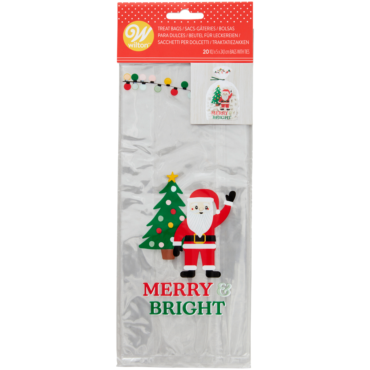 Wilton Clear Treat Party Bags, 4 x 9.5 in., 150 Pack