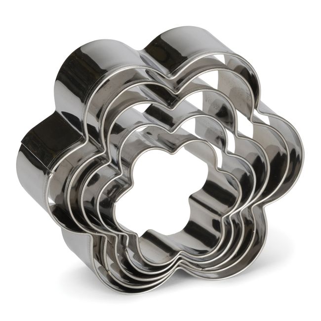 Grote Egg Cookie Cutter Set - 5, 4, 3 - 3 Stuk - Roestvrij Staal