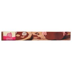 FunCakes Ready Rolled Fondant Disc Maroon Brown