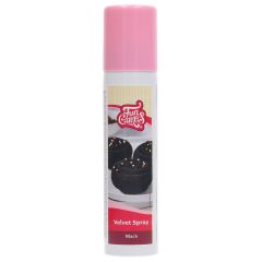 FunCakes Velvet Spray Black 100ml