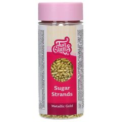 FunCakes Sugar Strands Metallic Gold 80g