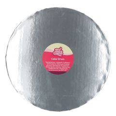 FunCakes Cake Drum Round Ø25cm Silver 20mm