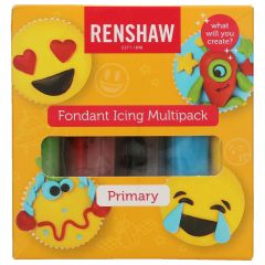 Renshaw Fondant Multipack Primary Colours 5x100g