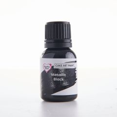 Rainbow Dust Cake Art Paint Metallic Paint Black 25g