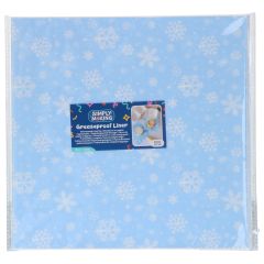 Simply Making Bento Box Liner Snowflake 25x25cm pk/50