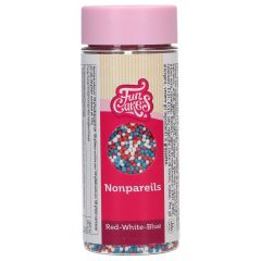 FunCakes Nonpareils Red-White-Blue 80g
