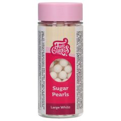 FunCakes Sugar Pearls Large White 70g