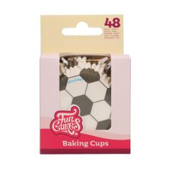 FunCakes Baking Cups Football pk/48