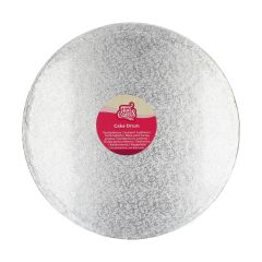 FunCakes Cake Drum Round Silver Ø35,5cm