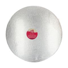 FunCakes Cake Drum Round Silver Ø50,5cm