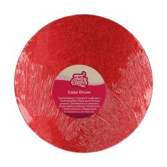 FunCakes Cake Drum Round Red Ø25cm