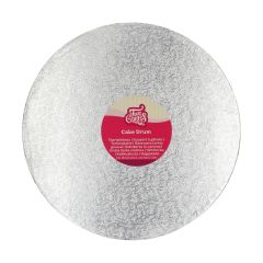 FunCakes Cake Drum Round Silver Ø30,5cm