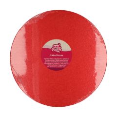 FunCakes Cake Drum Round Red Ø30,5cm