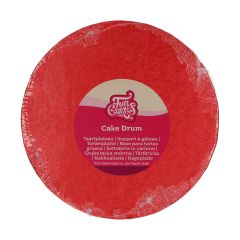 FunCakes Cake Drum Round Red Ø20cm