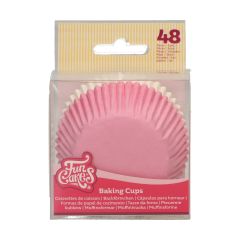 FunCakes Baking Cups Light Pink / White pk/48