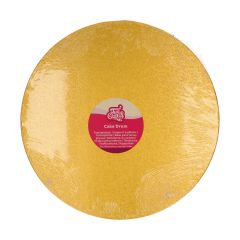 FunCakes Cake Drum Round Gold Ø35,5cm