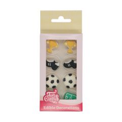FunCakes Sugar Decorations Football set/8