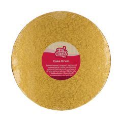 FunCakes Cake Drum Round Gold Ø25cm