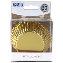 PME Foil Baking Cups Metallic Gold pk/30