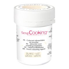 ScrapCooking Powder Food Colour White 5g