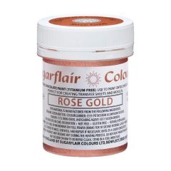 Sugarflair Chocolate Paint Rose Gold 35g