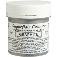 Sugarflair Pump Spray Powder Puff Glitter Refill Graphite 25g