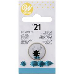 Wilton Decorating Tip Open Star #021