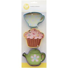 Wilton Cookie Cutter Tea Party set/3 