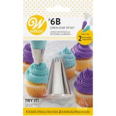 Wilton Decorating Tip Open Star set/3