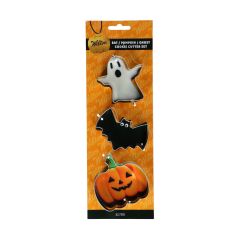 Wilton Cookie Cutter Bat/Pumpkin/Ghost set/3