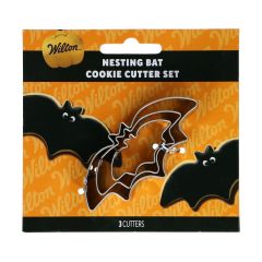 Wilton Nesting Cookie Cutter Bat set/3
