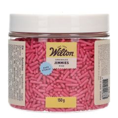 Wilton Sprinkles Jimmies Pink 150g