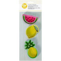 Wilton Emporte-pièces Biscuit Ananas/Pastèque/Citron Set/3