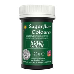 Sugarflair Colorant en Pâte VERT HOUX, 25g
