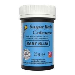 Sugarflair Colorant en Pâte BLEU LAYETTE, 25g