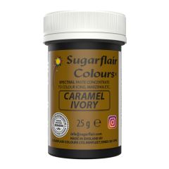 Sugarflair Colorant en Pâte CARAMEL/IVOIRE, 25g