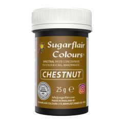 Sugarflair Colorant en Pâte CHATAÎGNE, 25g