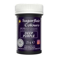 Sugarflair Colorant en Pâte VIOLET FONCÉ, 25g