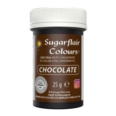 Sugarflair Pâte alimentaire colorée CHOCOLAT 25g