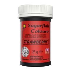 Sugarflair Pâte alimentaire colorée FRAISE 25g