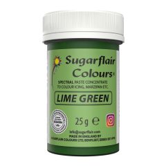 Sugarflair Pâte colorante VERT CITRON 25g