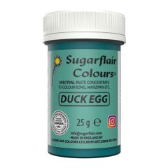 Pâte colorante Sugarflair DUCK EGG 25g