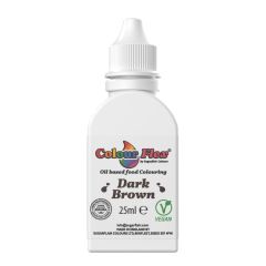 Sugarflair Colourflex Oil Dark Brown 25ml