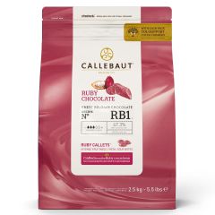 Callebaut Chocolate Callets Ruby 2,5kg