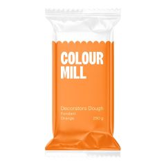 Colour Mill Sugar Paste Decorators Dough Orange 250g