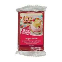 FunCakes Sugar Paste Ruby Red 250g