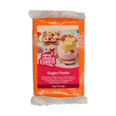 FunCakes Sugar Paste Tiger Orange 250g