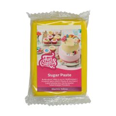 FunCakes Sugar Paste Electric Yellow 250 g